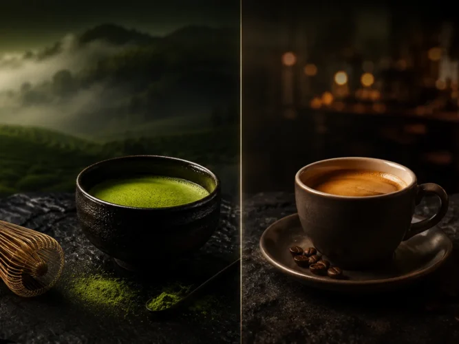 Matcha vs Coffee