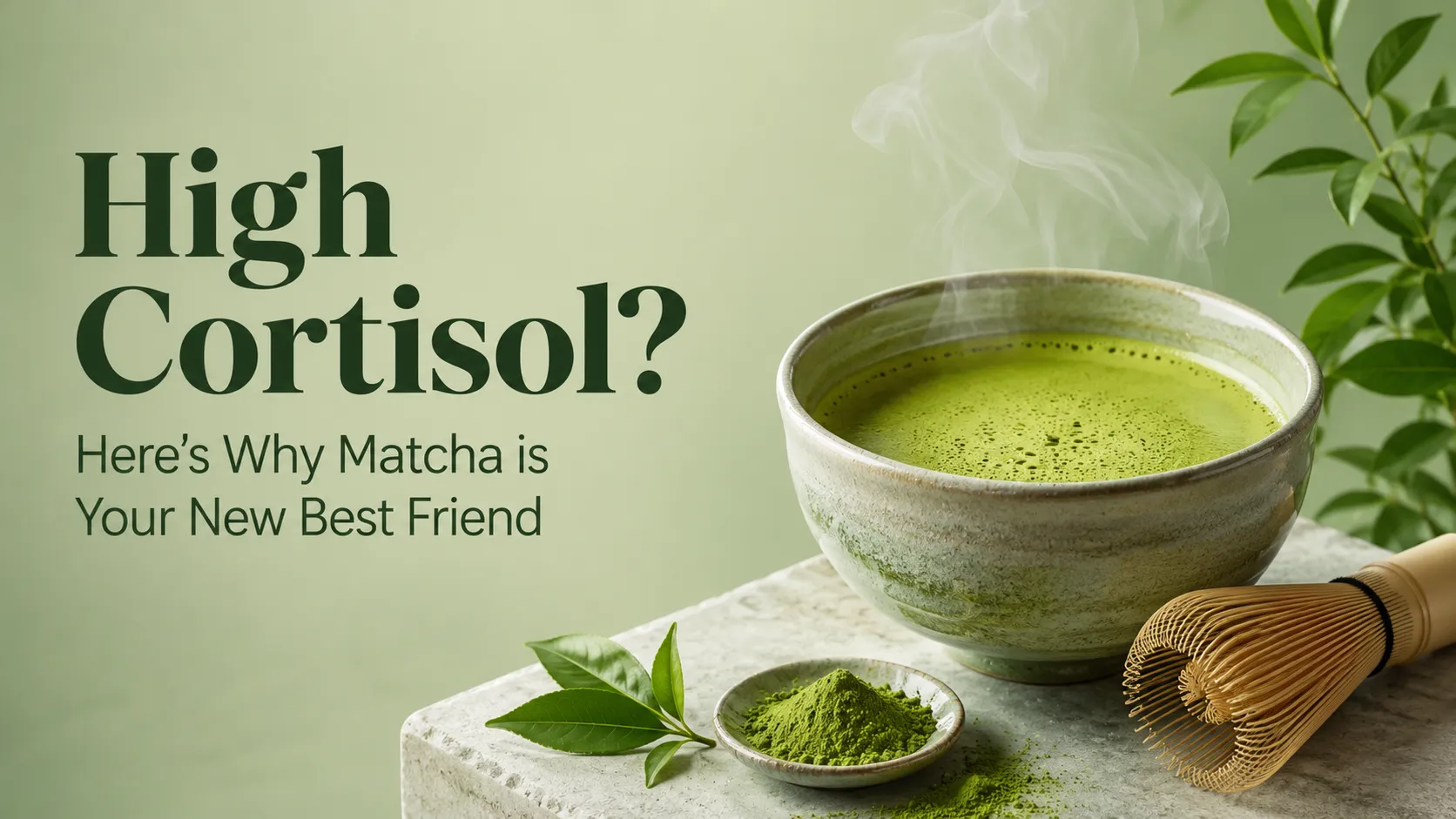 High cortisol? Try matcha therapy