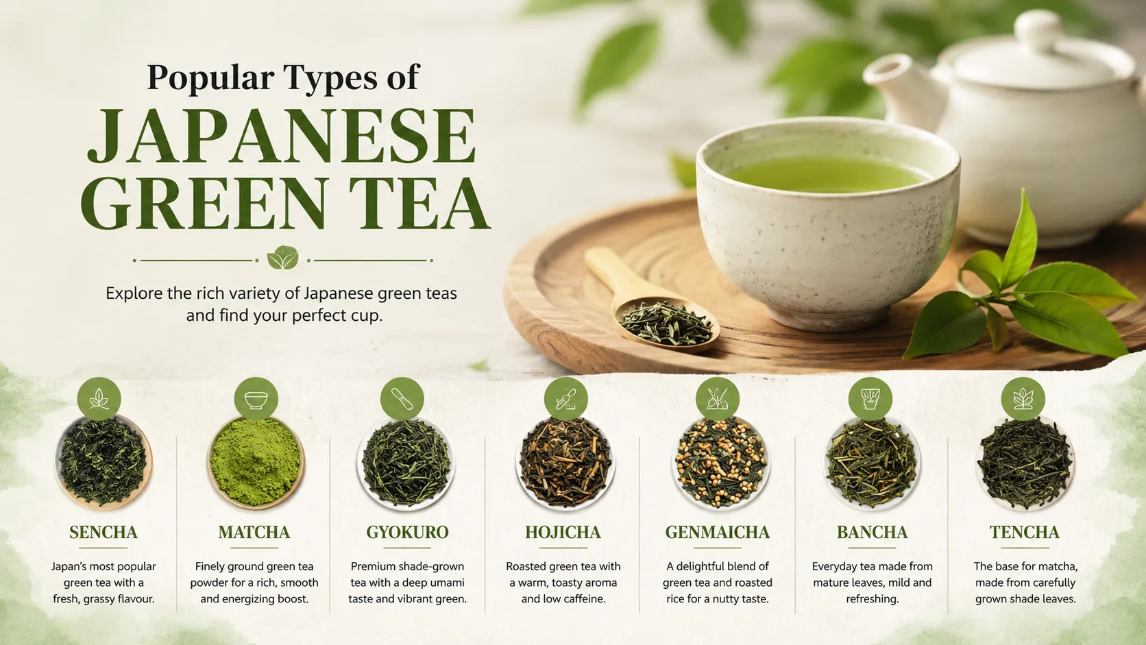 Types of Japanese Green Tea
