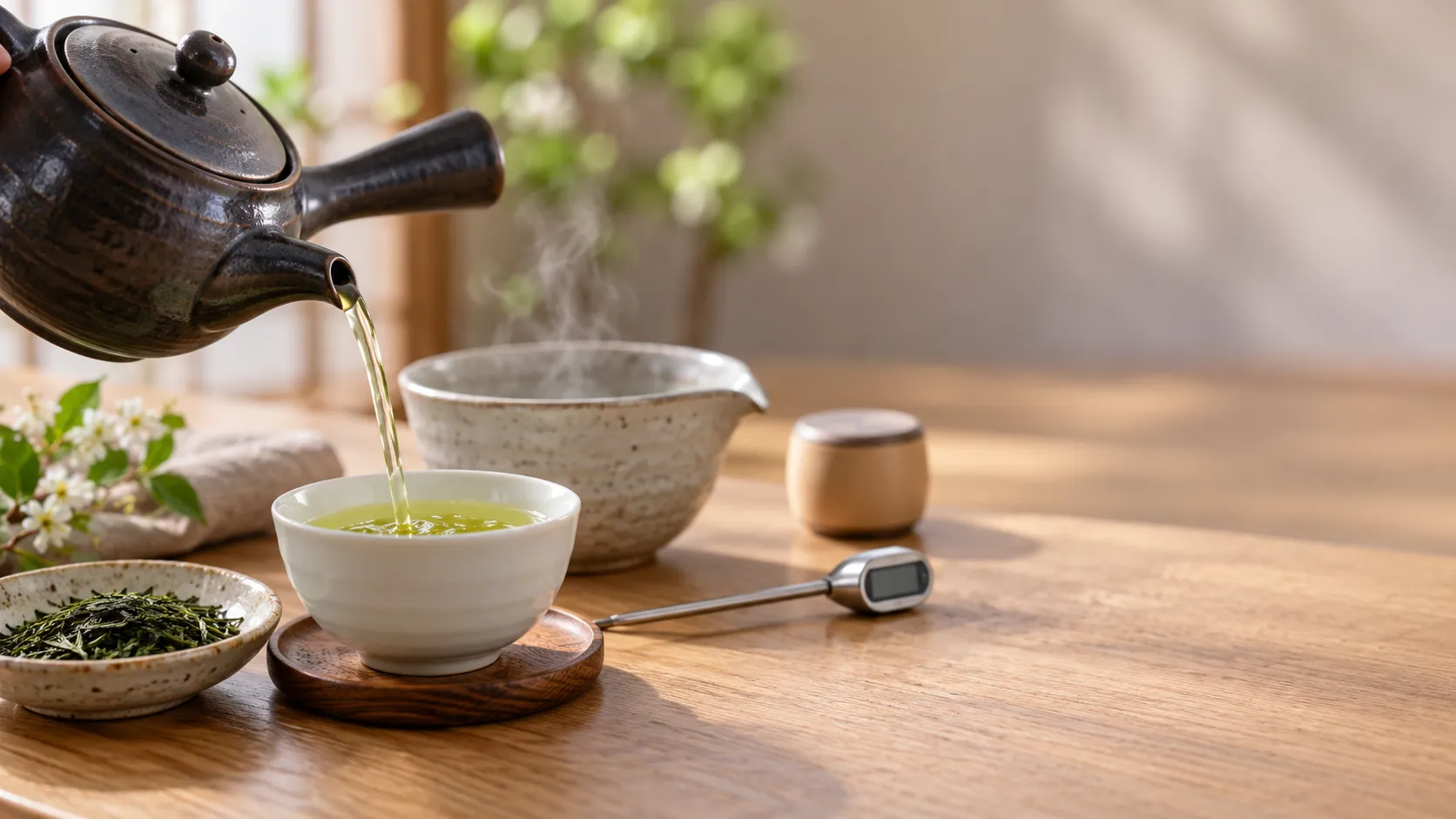 Kyusu Pouring Sencha Tea